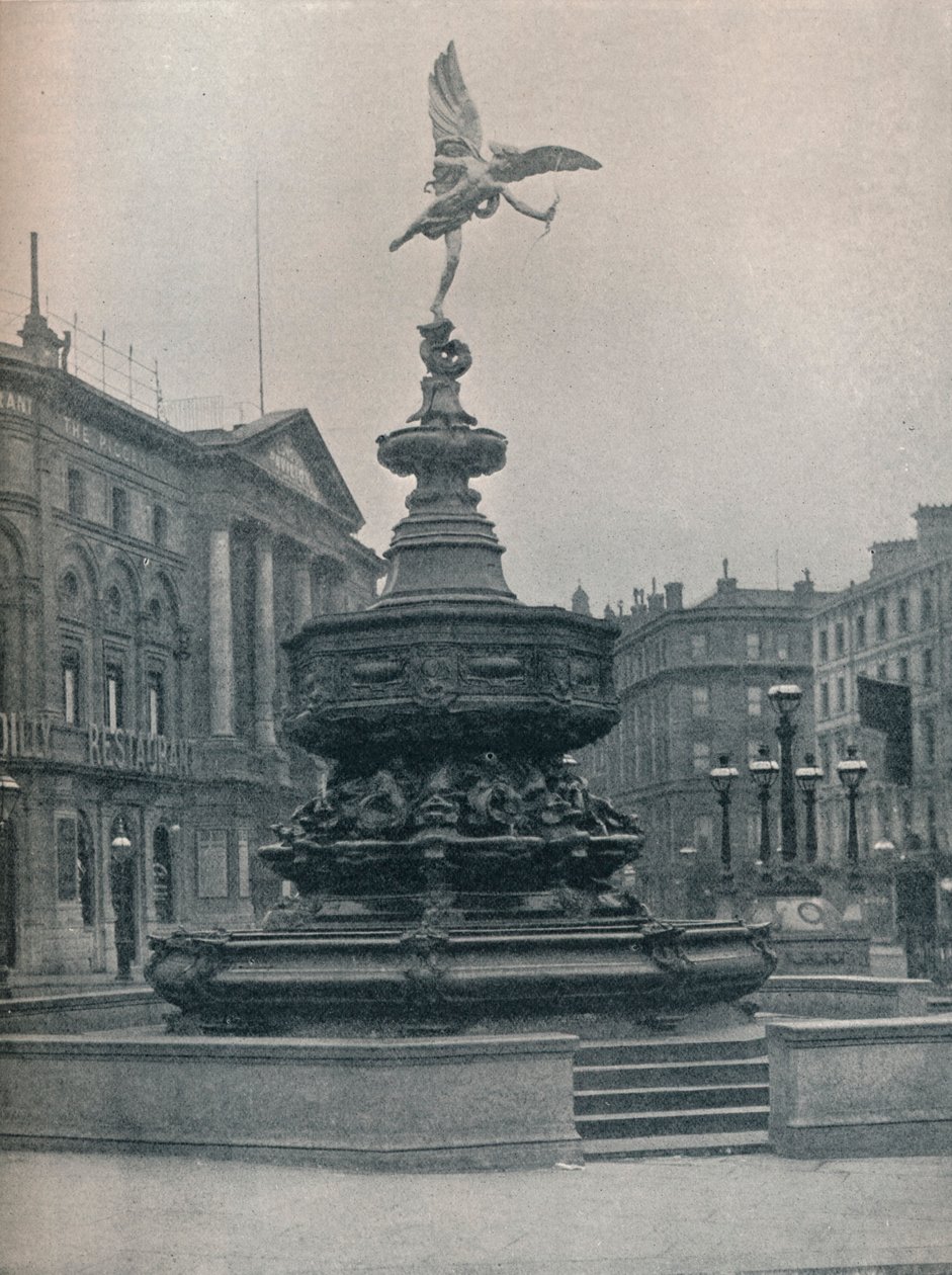 Fontanna Shaftesbury Memorial, c1909 autorstwa Frederick Hollyer