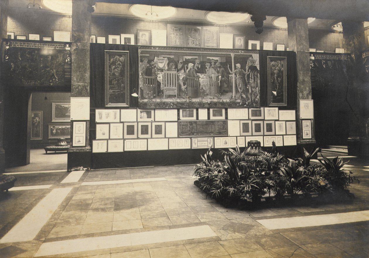 Wystawa Pamięci Edwarda Burne-Jonesa w Nowej Galerii autorstwa Frederick Hollyer