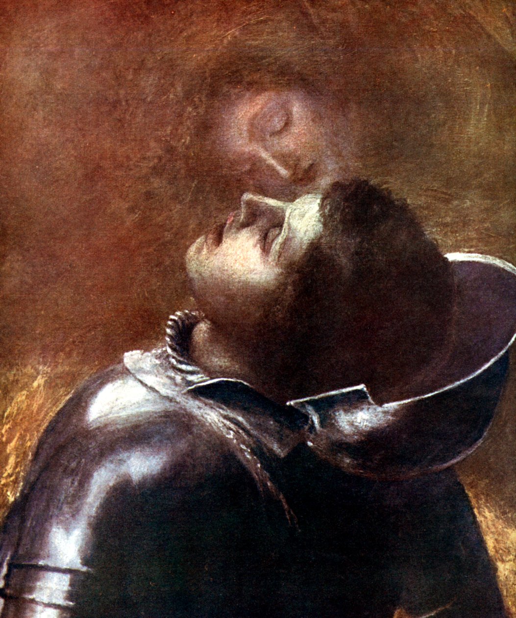 Szczęśliwy wojownik, 1884 1923. autorstwa Frederick Hollyer