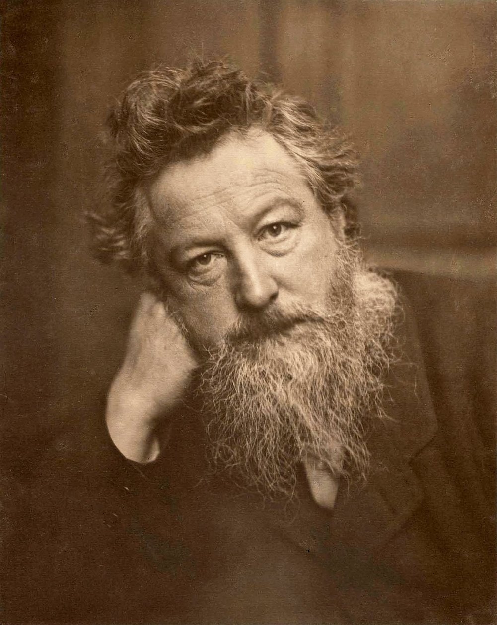 William Morris, 1887 (zdjęcie w sepii) autorstwa Frederick Hollyer