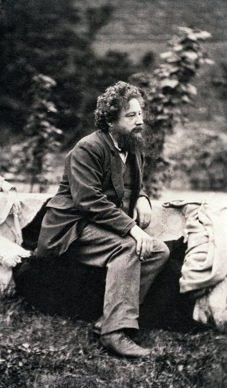 William Morris, angielski artysta i projektant, XIX wiek autorstwa Frederick Hollyer
