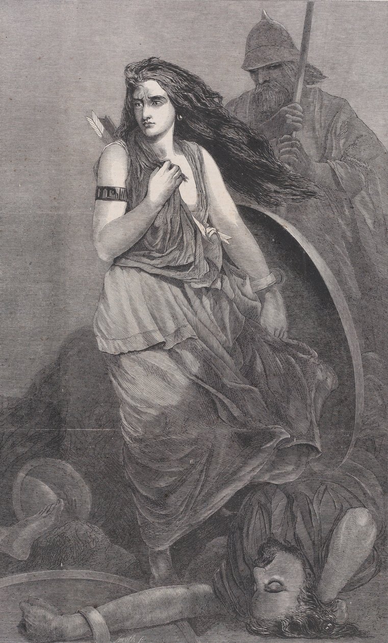 Dar-Thula, z Illustrated London News, 27 lipca 1861. autorstwa Frederick James Smyth