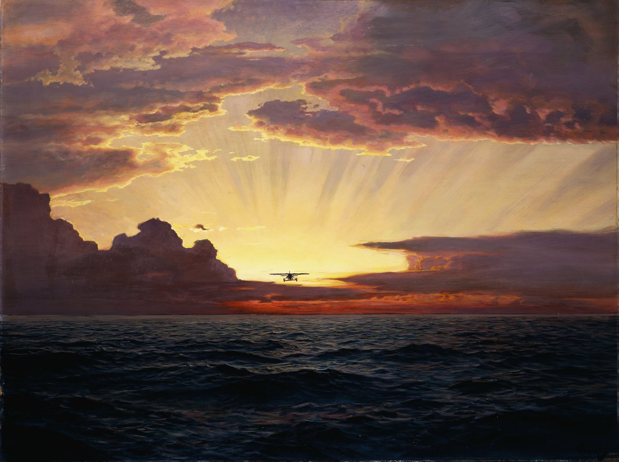 Lot o świcie autorstwa Frederick Judd Waugh
