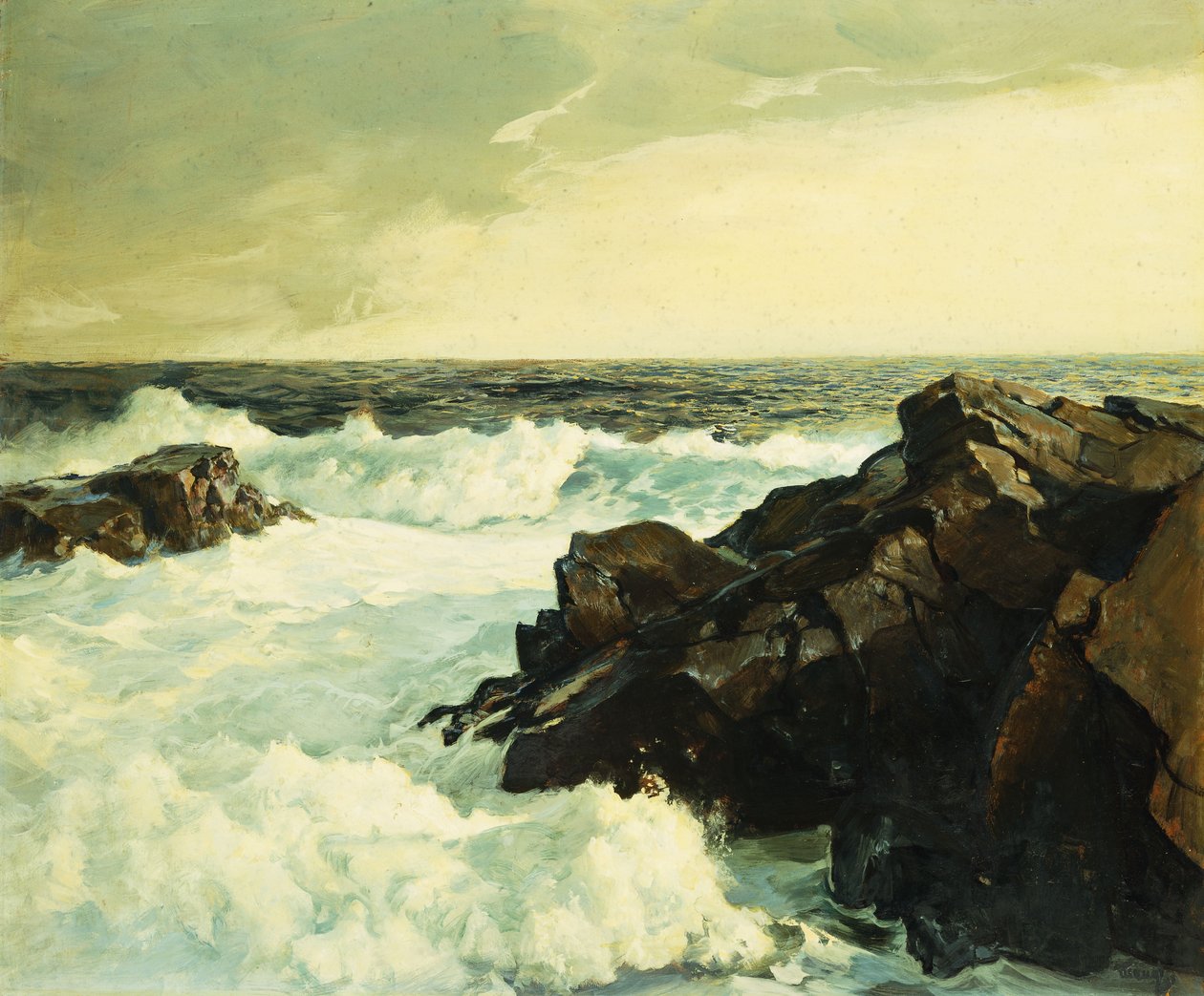 Przypływ autorstwa Frederick Judd Waugh