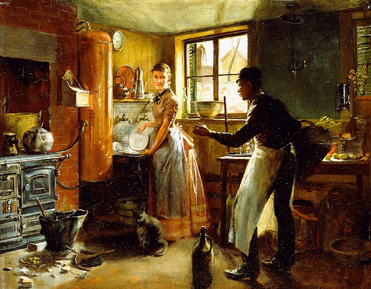 Poniżej schodów, 1885 autorstwa Frederick Juengling