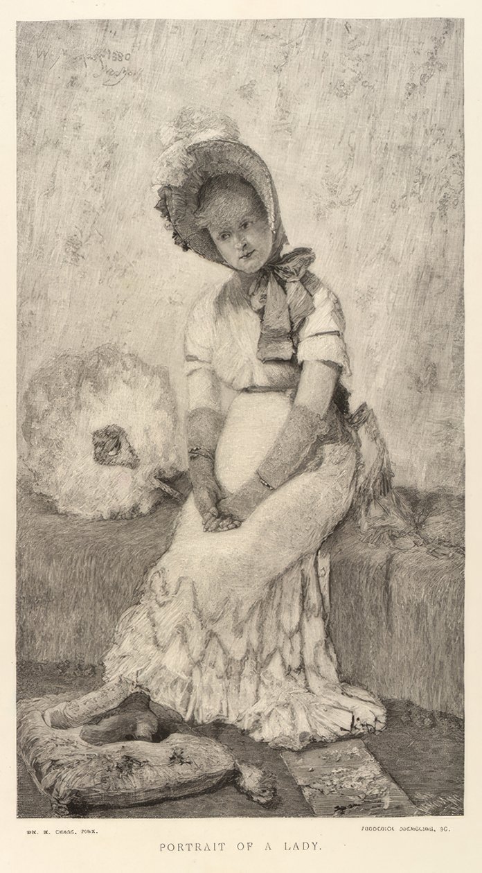 Portret damy autorstwa Frederick Juengling
