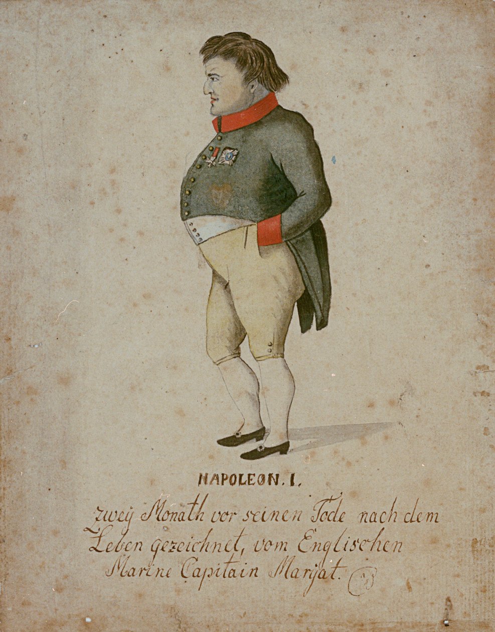 Napoleon Bonaparte autorstwa Frederick Marryat