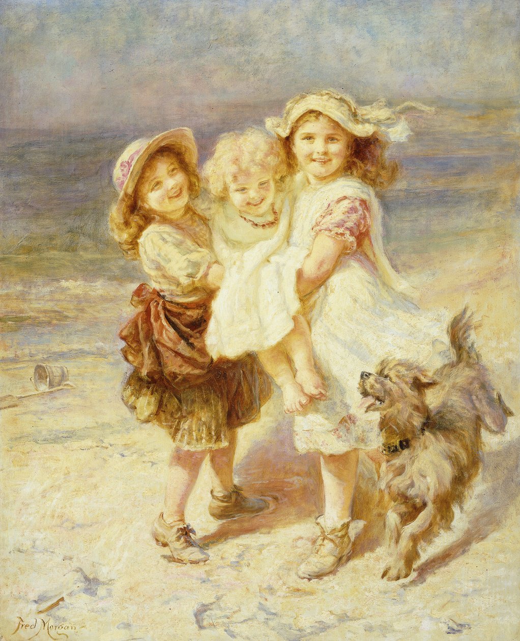 Dzień na plaży, autorstwa Frederick Morgan