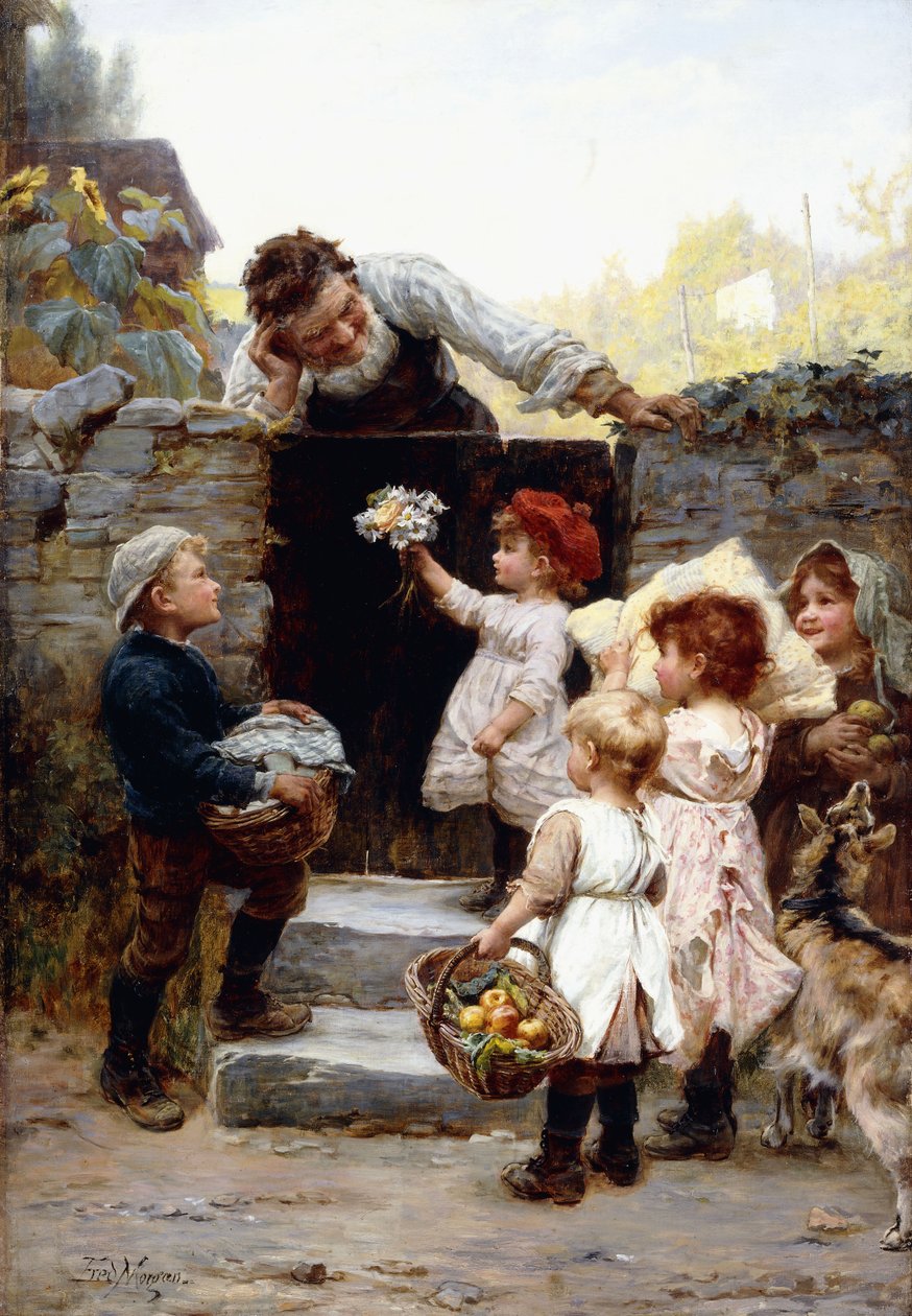 Urodziny Dziadka, autorstwa Frederick Morgan