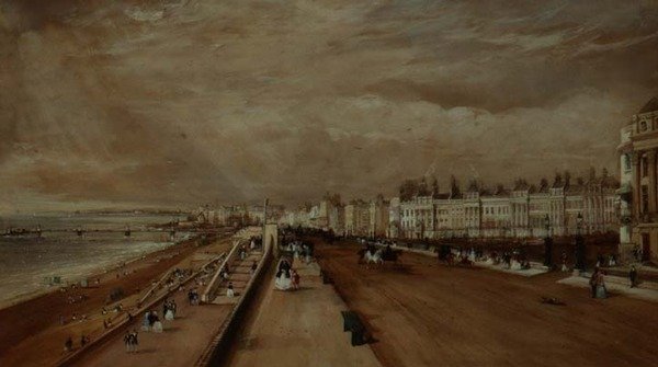 Wybrzeże, Brighton autorstwa Frederick Nash
