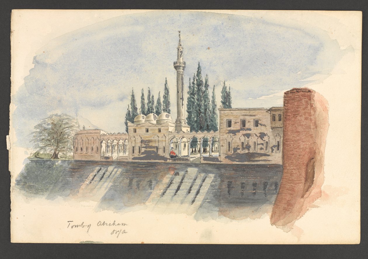 Grób Abrahama, Urfa, Turcja autorstwa Frederick Peter Layard