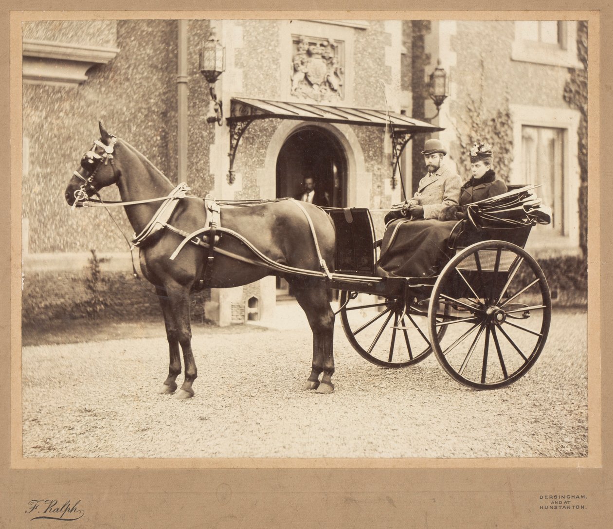 Król Jerzy V i królowa Maria, c.1890 autorstwa Frederick Ralph