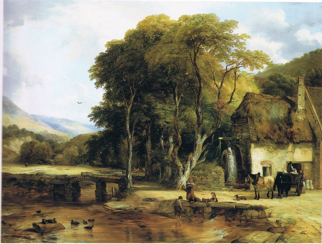 Sceneria Devonshire autorstwa Frederick Richard Lee