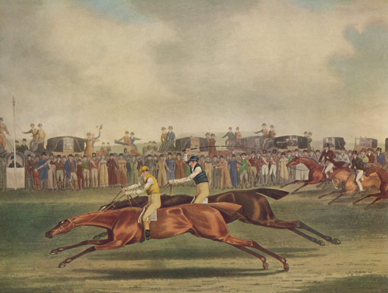 „Sir Joshua bijący skurwysyna w Newmarket”, c1816, 1929 autorstwa Frederick Rosenberg
