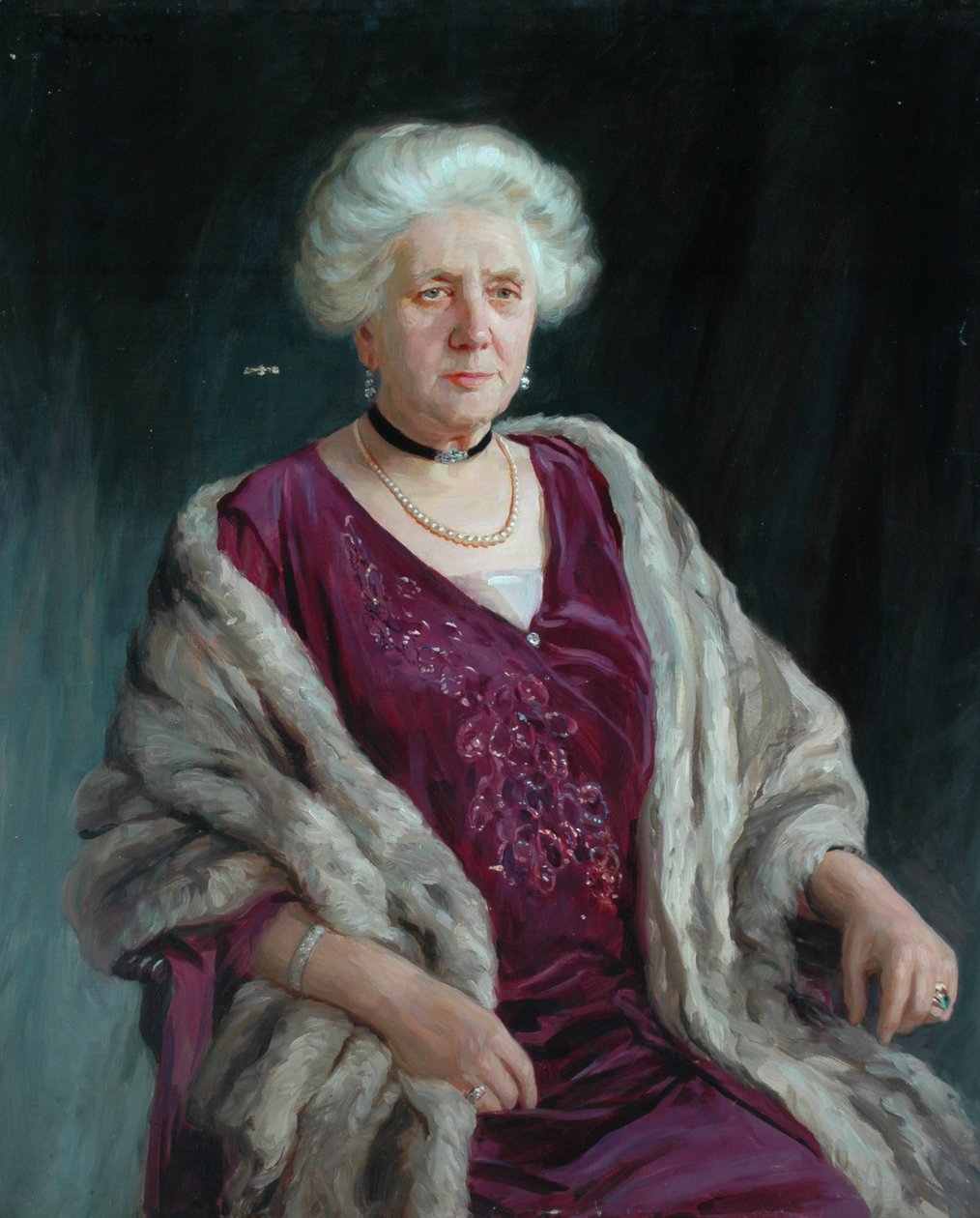 Lady Hill, 1926 autorstwa Frederick Stead