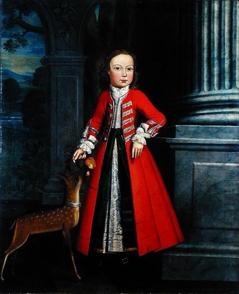 Томас Лодж (МЭӨ 1735) 1745 (маалинган даавуун дээр тос)поли autorstwa Frederick Tellschaw
