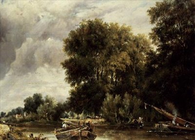 Krajobraz rzeki autorstwa Frederick Waters Watts