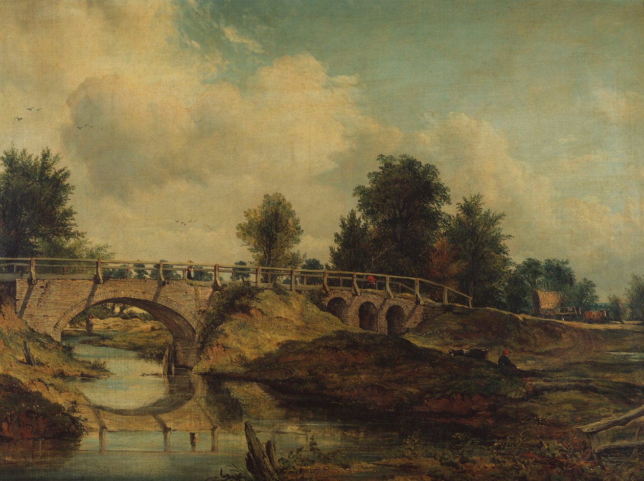Most na rzece Stour autorstwa Frederick Waters Watts