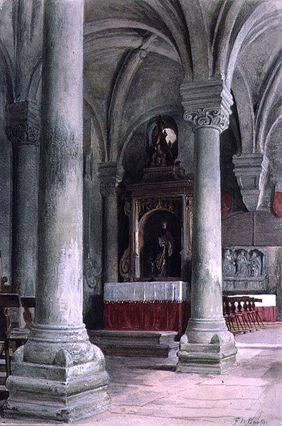 Kaplica św. Euchariusza, Norymberga autorstwa Frederick William Burton