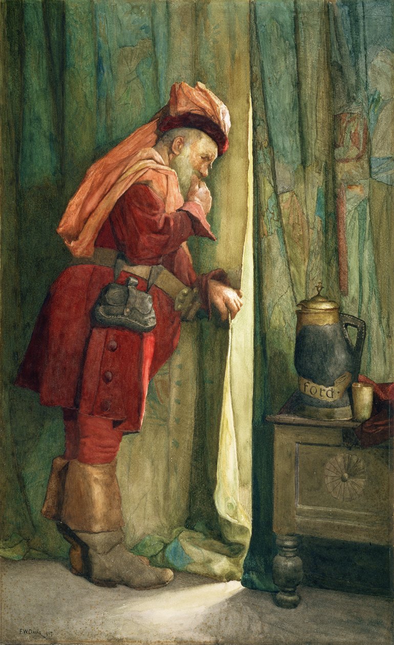 Falstaff „Usunę mnie za Arras” autorstwa Frederick William Davis
