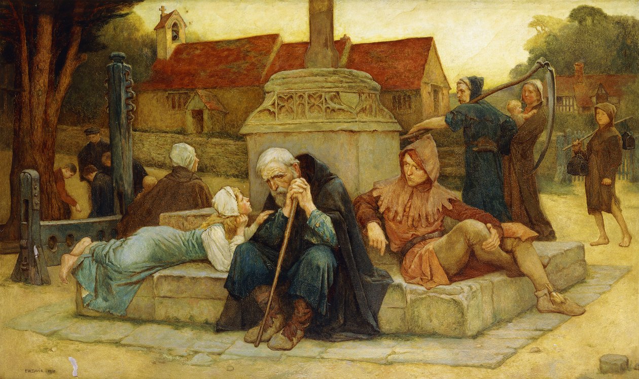 Godzina policyjna Dzwoni w dniu pożegnania, 1912 autorstwa Frederick William Davis