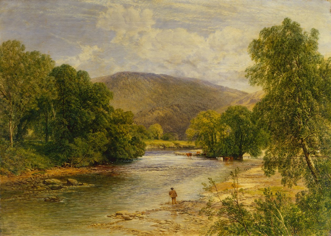 Bettys Y Coed, Północna Walia (olej na płótnie) autorstwa Frederick William Hulme