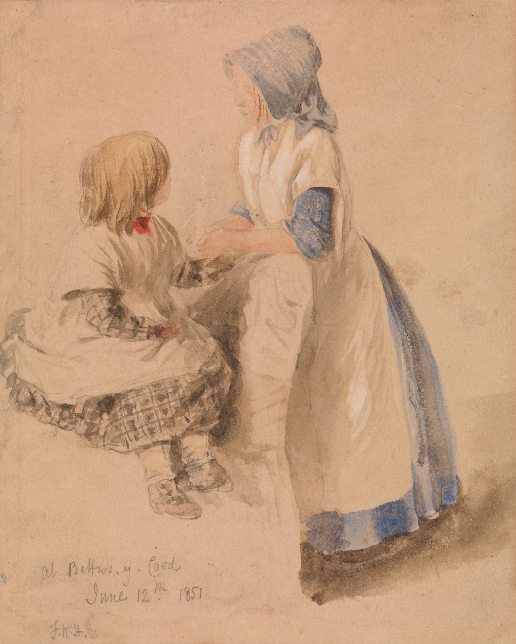 walijskie dzieci autorstwa Frederick William Hulme