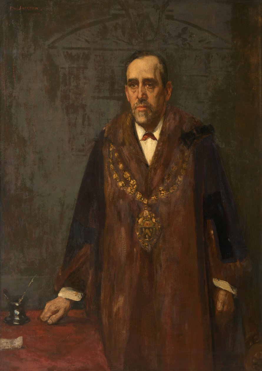 Portret Jacksona Brierleya, ok. 1898-99 (olej na płótnie) autorstwa Frederick William Jackson