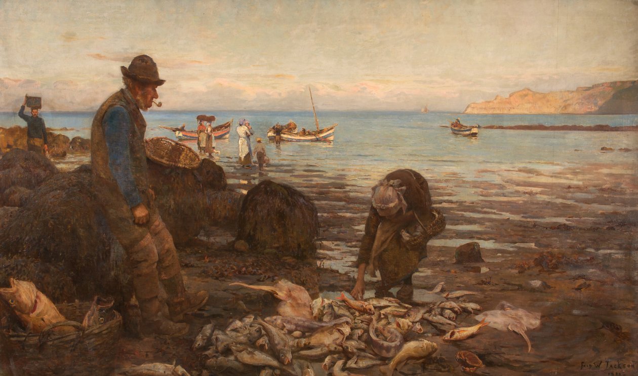 Żniwa morza autorstwa Frederick William Jackson