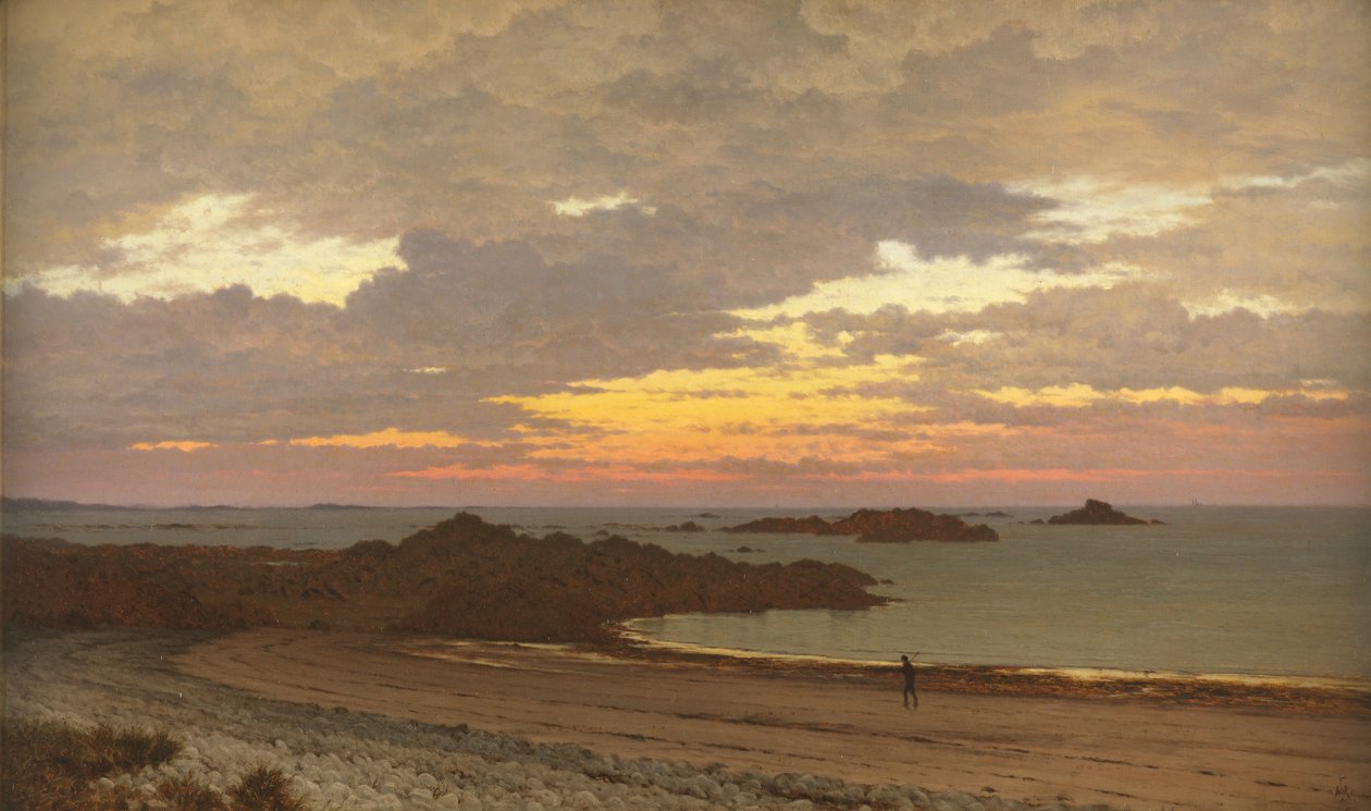 Wieczór na Wybrzeżu, 1887 autorstwa Frederick William Meyer