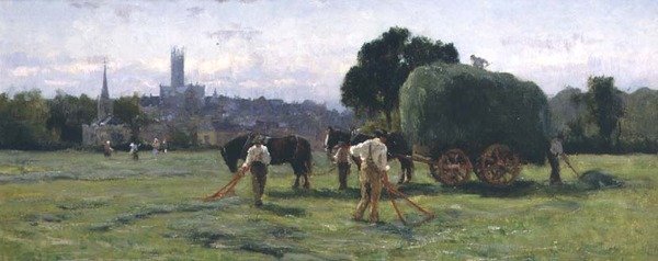 Grabienie siana autorstwa Frederick William Newton Whitehead