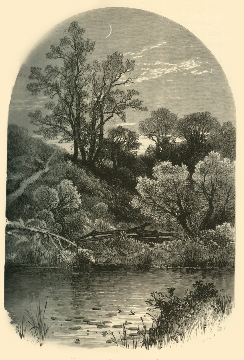 „Banks of the Housatonic, w Pittsfield”, 1874. autorstwa Frederick William Quartley