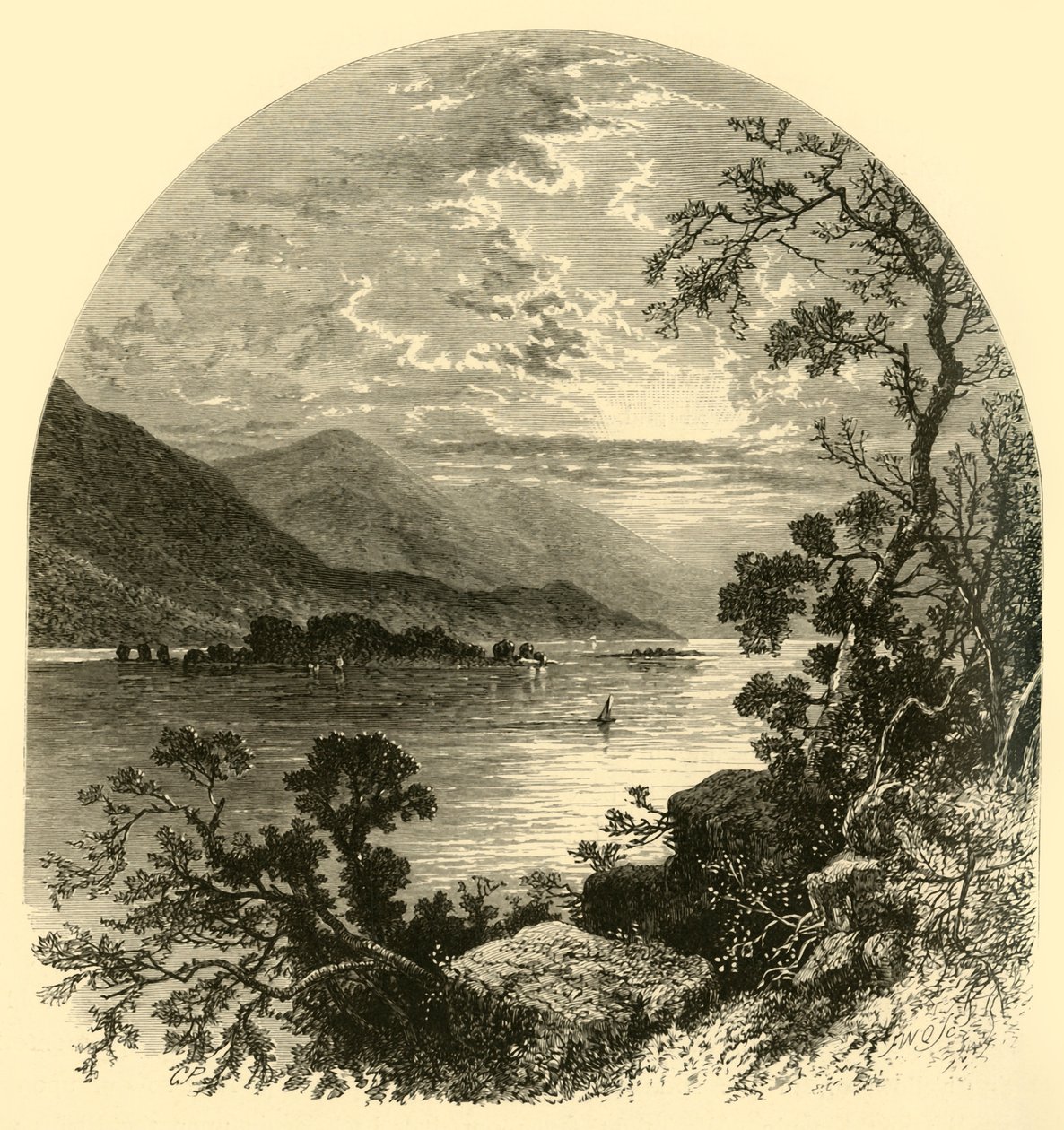 „Susquehanna”, 1874. autorstwa Frederick William Quartley