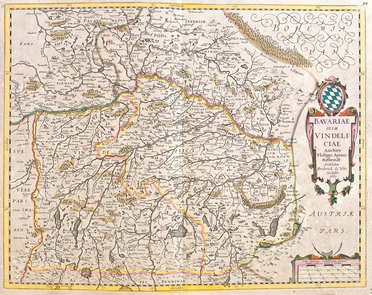 Bawaria, Niemcy autorstwa Frederick de Wit