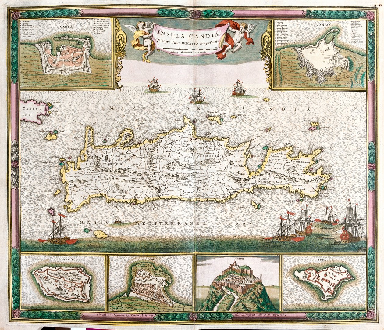 Kreta autorstwa Frederick de Wit