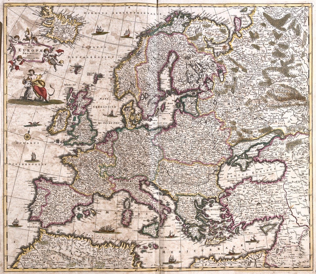 Europa autorstwa Frederick de Wit