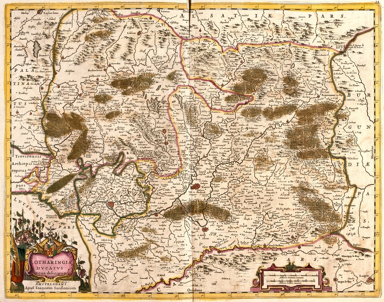 Lotaryngia, Francja autorstwa Frederick de Wit