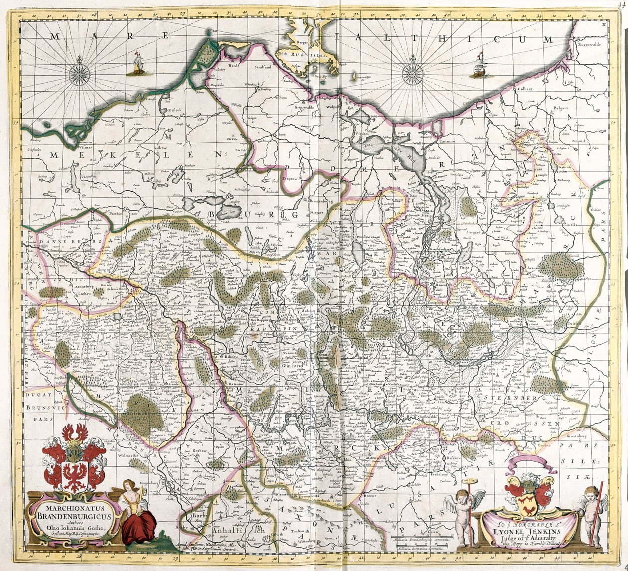 Meklemburgia-Pomorze Przednie, Berlin, Brandeburg, Niemcy autorstwa Frederick de Wit