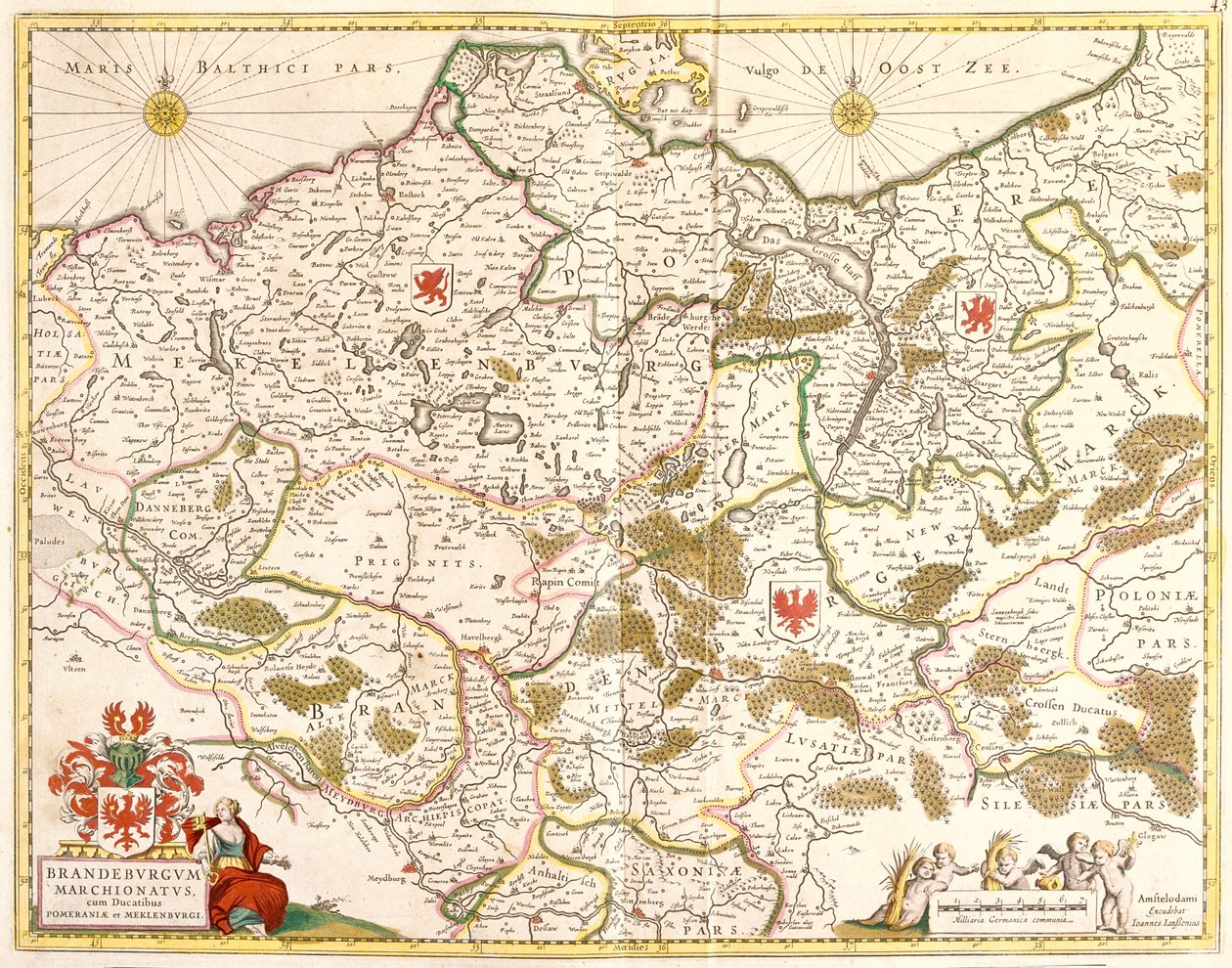Meklemburgia-Pomorze Przednie, Berlin, Brandeburg, Niemcy autorstwa Frederick de Wit