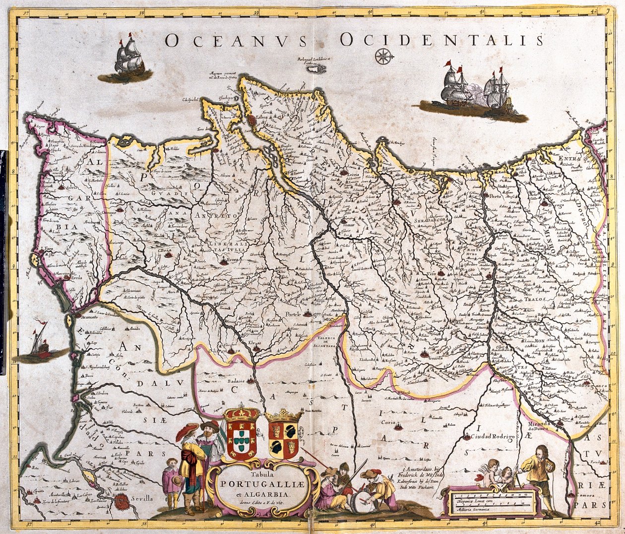 Portugalia autorstwa Frederick de Wit