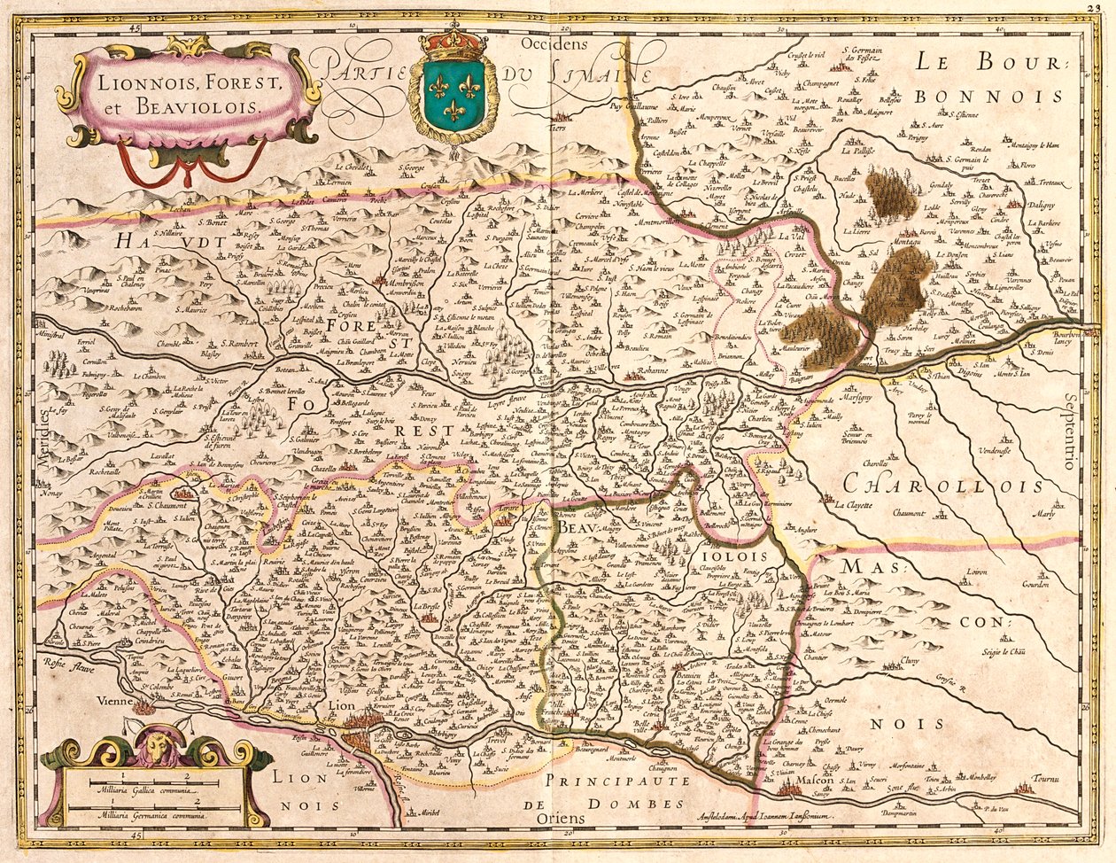 Rodan-Alpy, Francja autorstwa Frederick de Wit