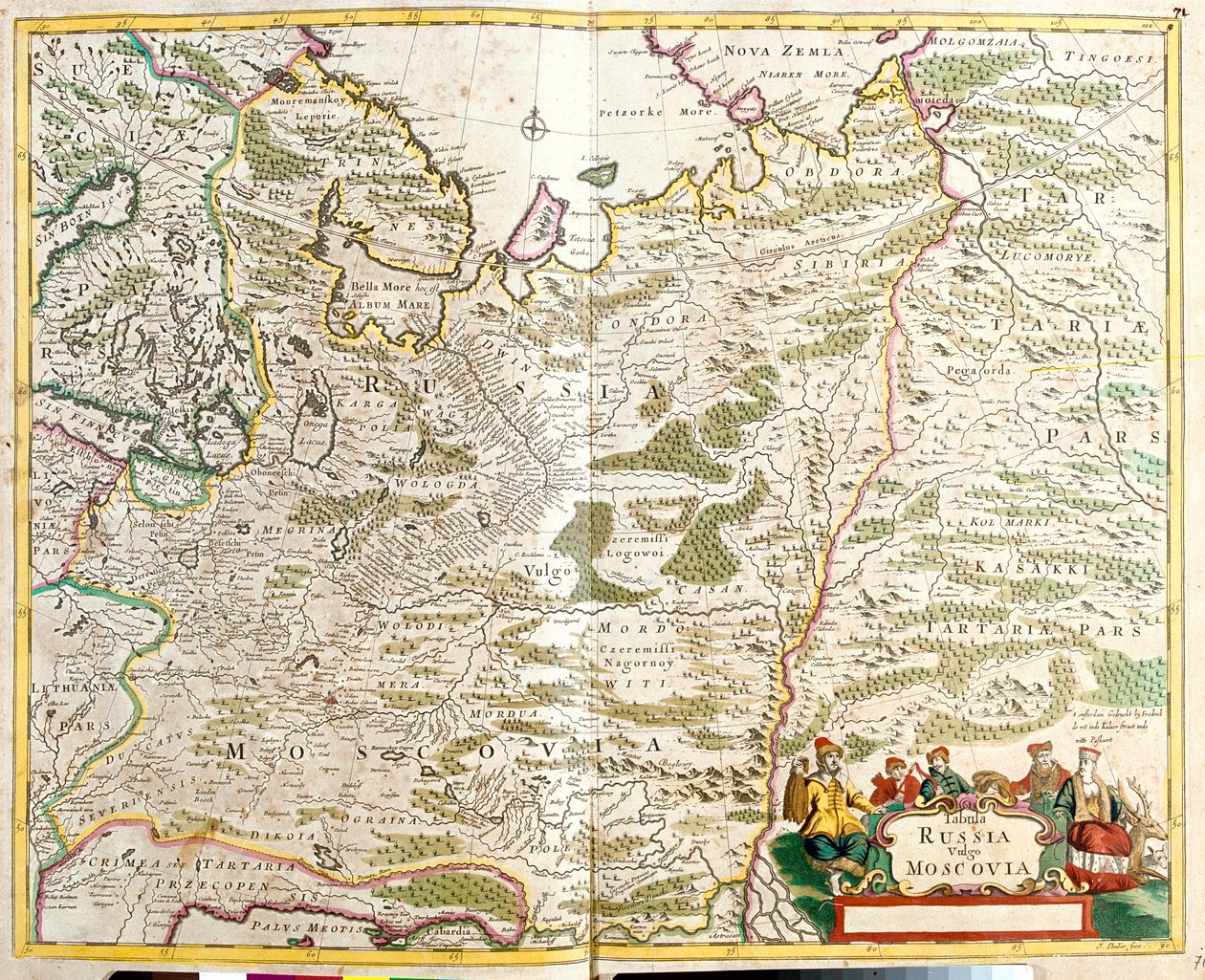 Rosja autorstwa Frederick de Wit