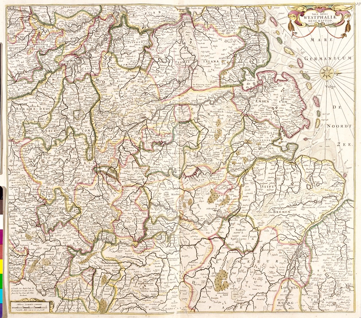 Szlezwik-Holsztyn, Dolna Saksonia, Nadrenia Północna-Westfalia, Niemcy autorstwa Frederick de Wit