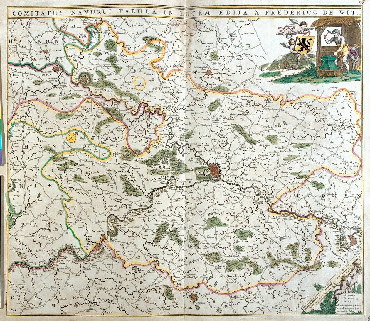 Walonia, Belgia autorstwa Frederick de Wit