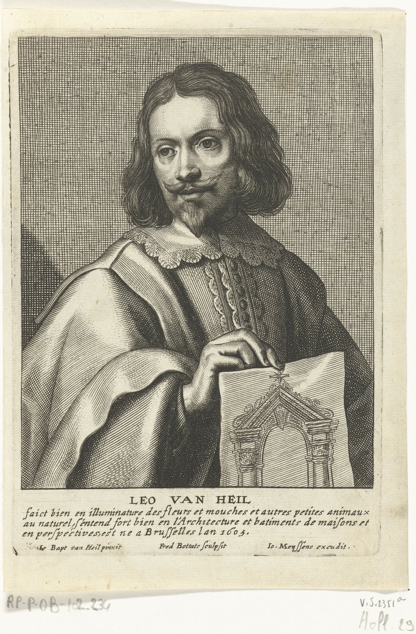 Portret Leo van Heila autorstwa Frederik Bouttats the Elder