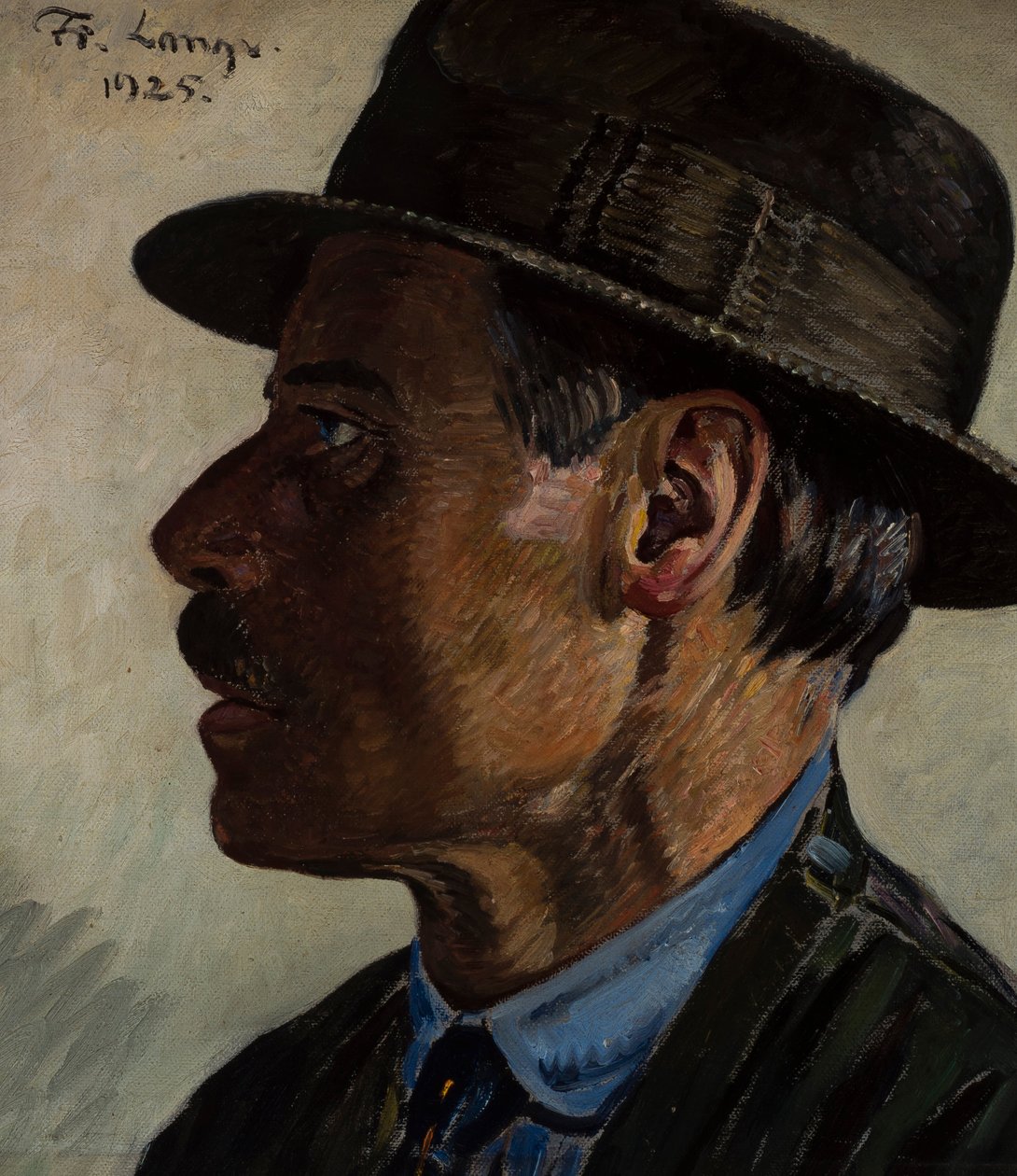 Autoportret autorstwa Frederik Lange