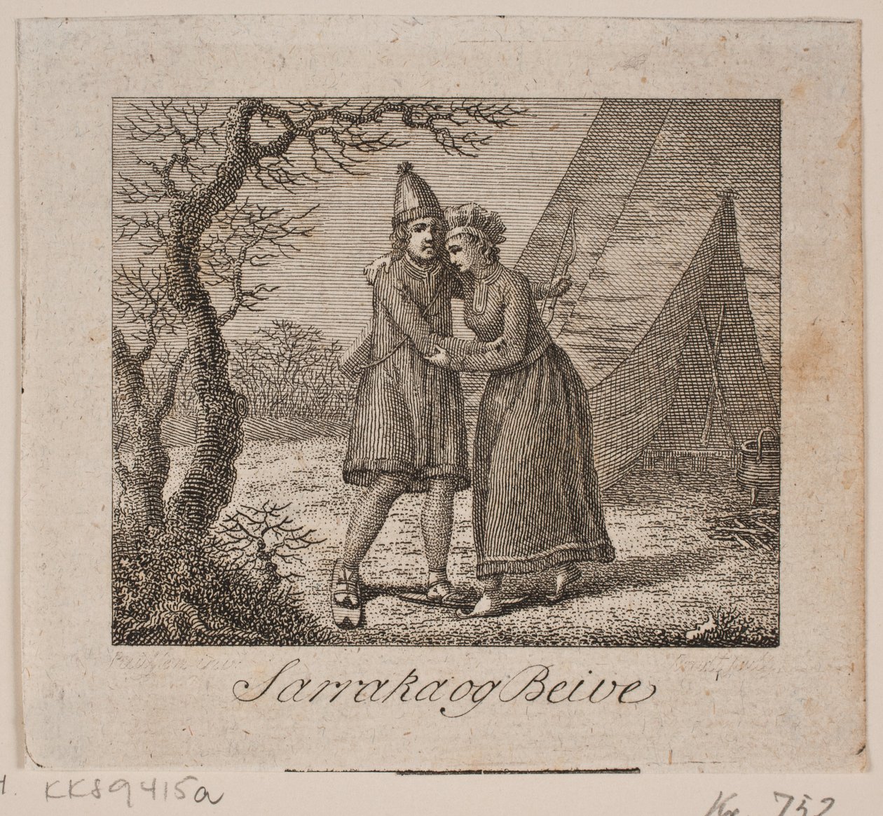 Winieta do pism zebranych P. F. Suhma autorstwa Frederik Ludvig  Bradt