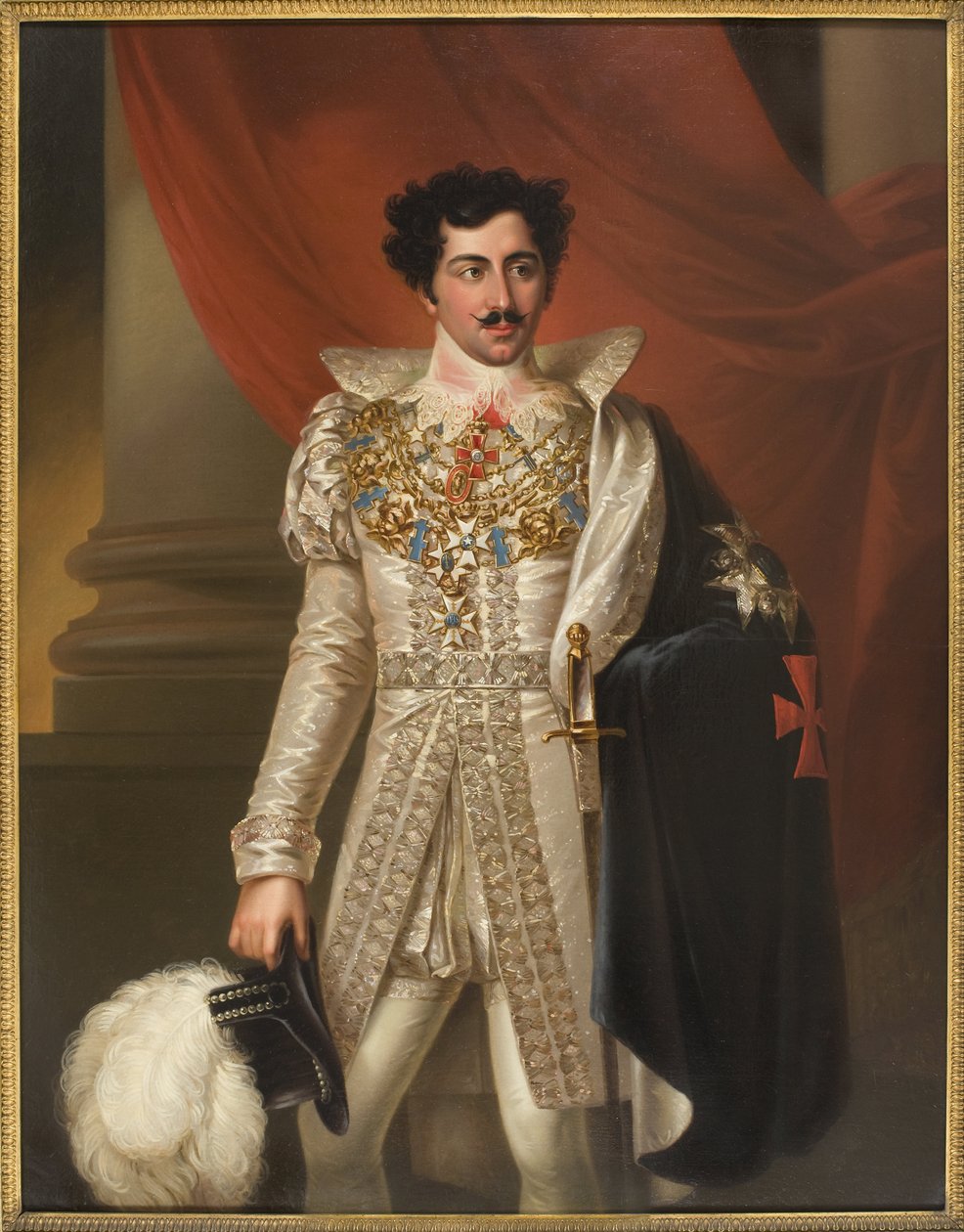 Oscar I, roi de Suede et Norvege - Portret Oscara I (1799-1859), króla Szwecji i Norwegii, autorstwa Westina, Fredrica (1782-1862). Olej na płótnie. Wymiar : 149x114 cm. Muzeum Narodowe w Sztokholmie autorstwa Fredric Westin