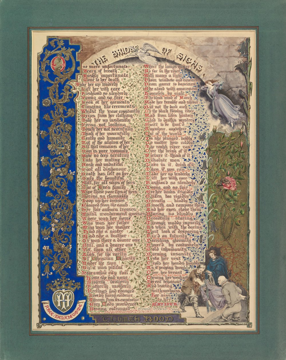 Most Westchnień, 1830-62. autorstwa Freeman Gage Delamotte