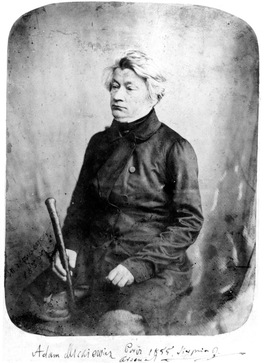 Adam Mickiewicz, 1855 autorstwa French Photographer